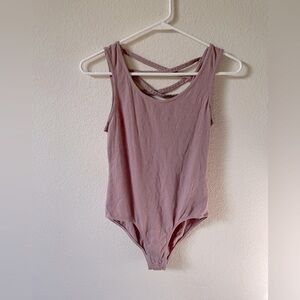 Heart & Hips light purple bodysuit